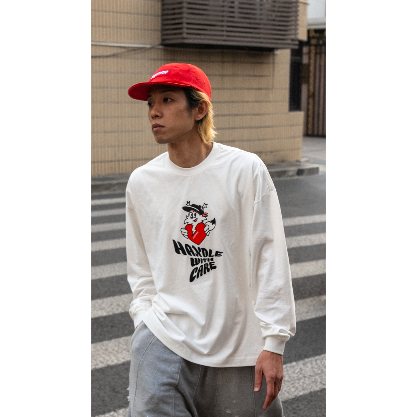 [Long Tee] Handle with care