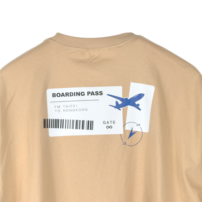 [Long Tee] Boarding Pass