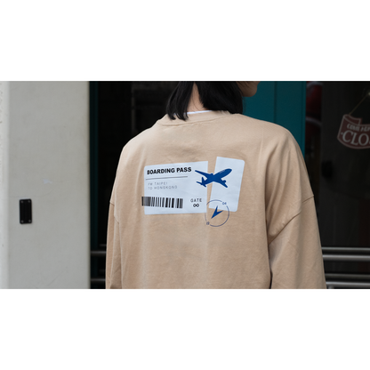 [Long Tee] Boarding Pass
